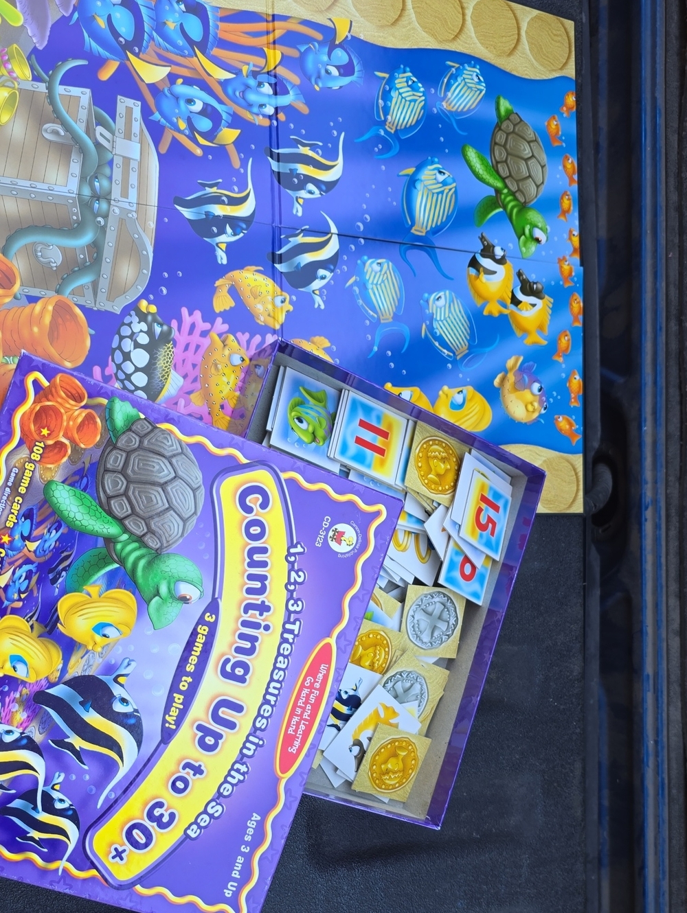 Counting Up to 5 Kids' Fish & Turtle Game - Purple
